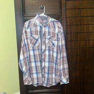 BKE Athletic Fit Casual Button Down